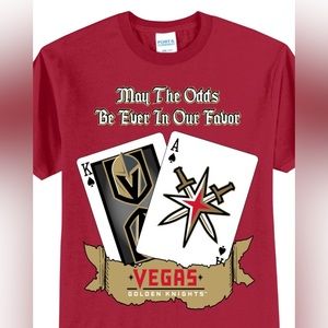 Vegas Golden Knights (VGK) Playing Cards T-Shirts